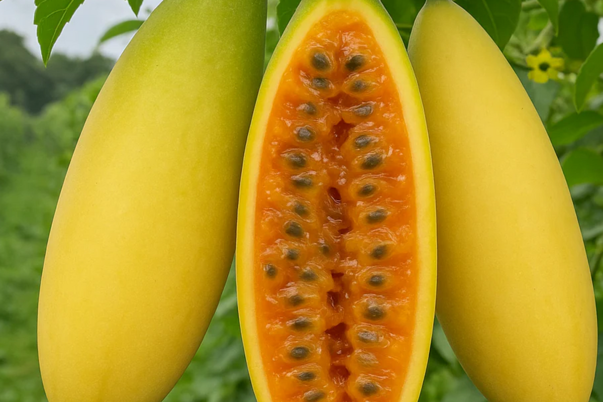 Banana Passionfruit Seeds (Passiflora mollissima) – 10 Seeds