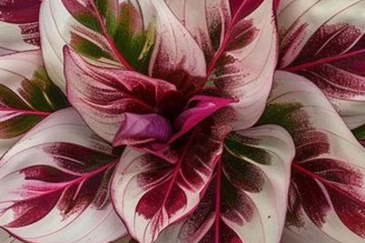 Velvet Flame Calathea Seeds - 25+ Rare Calathea Seeds for Indoor Jungle