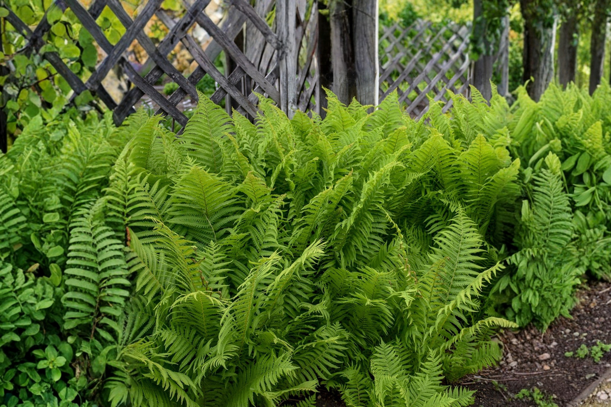Ostrich Fern Roots - 10 Bare Root Matteuccia struthiopteris