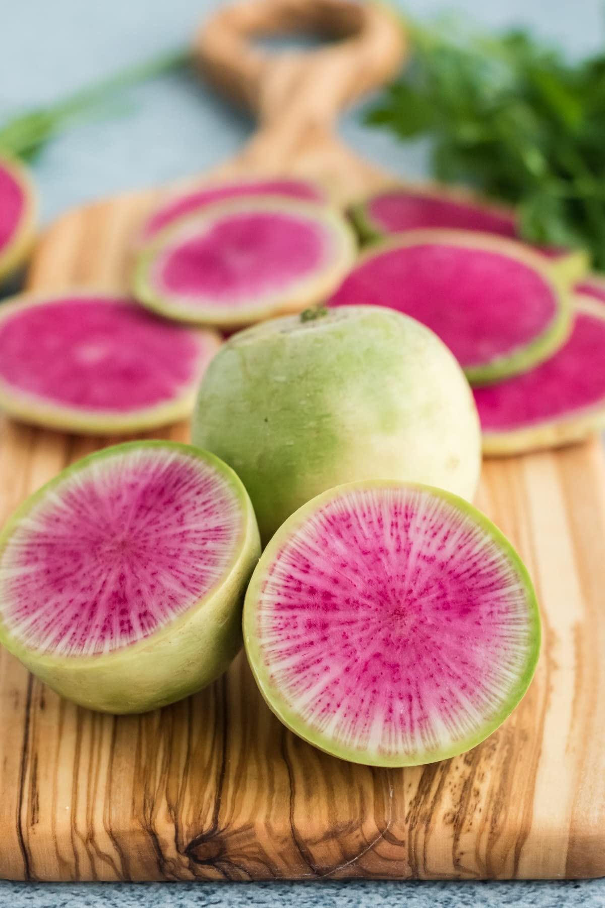 Watermelon Radish Seeds - Heirloom, Non-GMO, Pink Flesh, 60 Days